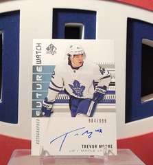 Trevor Moore 2019-20 - Future Watch Auto Rookie #217 Sp Authentic Upper Deck